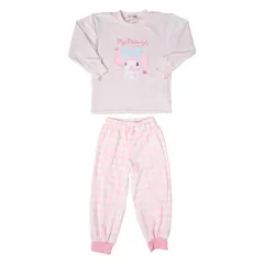 サンリオ(SANRIO) キッズフリースパジャマ マイメロディ 120cm タグにお名前スペース 269085 [マイメロディ 120cm]