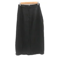 ブージュルード Bou Jeloud フレアスカート ロング丈 マキシ丈 F 黒 ブラック /YK1