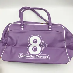 Samantha Thavasa サマンサタバサ ボストンバッグ 旅行バッグ BAG 鞄 カバン Y2K くま ベアー プリント パープル 紫 レディース SQ-7-2のサムネイル
