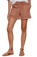 サンクチュアリー レディース ボトムス デニムパンツ ショートパンツ Sanctuary Wander On Denim Shorts Mud Bath Brown ブラウン