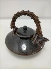 薩摩焼　陶器　壺　荒木幹二郎 薩摩焼花瓶 花器 荒木幹二郎造 花瓶 荒木陶窯の通販 by Mag's shop｜ラクマ