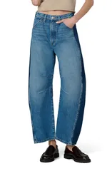 ジョーズ レディース ボトムス デニムパンツ ハイウエスト ジーンズ Joes The Bowie Two Tone High Waist Barrel Jeans Refreshing