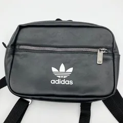 adidas アディダス BACKPACK MINI AIRL  3way ミニ バックパック リュック リュックサック スクエア BAG 鞄 カバン トレフォイル ロゴ プリント ブラック 黒 originals オリジナルス レディース SQ-8-6