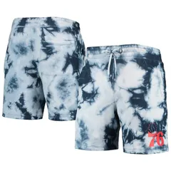 ニューエラ メンズ ボトムス ハーフパンツ・ショーツ ショートパンツ フリース Mens New Era Royal Philadelphia 76ers Fleece TieDye Shorts Rのサムネイル