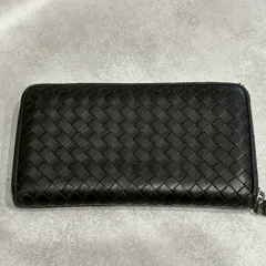 BOTTEGA VENETA ボッテガヴェネタ イントレチャート ラウンドファスナー 長財布 ブラック 黒 レザー 本革 メンズ レディース ユニセックス ロングウォレット ジッピーウォレット ラウンドジップ 財布 サイフ 小銭入れあり 札入れ カードケース