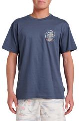 【送料無料】 クイックシルバー メンズ Tシャツ トップス Hawaii Tiki Graphic TShirt Navy