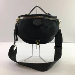04w6407∞※【中古】 PECHINCHAR ペシンシャ メタルファスナー ショルダーバッグ ブラック 【八王子店】