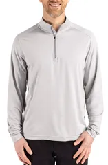 カッターアンドバック メンズ アウター パーカー・スウェット ハーフジップ Cutter Buck Coastlinepicomfort Half Ziperformance Pullover Conのサムネイル