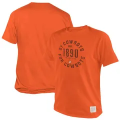 レトロブランド メンズ トップス Tシャツ Mens Original Retro Brand Orange Oklahoma State Cowboys 1890 Original By Cowboys For Cowboys TShirt Orange オ