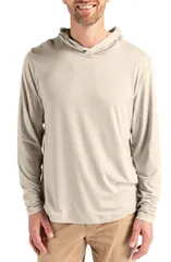 カッターアンドバック メンズ アウター パーカー・スウェット Cutter Buck Coastlinepicomfort Hoodie Wheatのサムネイル