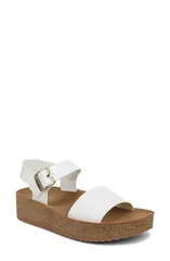 ドクター・ショール レディース シューズ ヒール プラットフォーム サンダル Dr Scholls Happy Lucky Wedge Platform Sandal White ホワイトのサムネイル