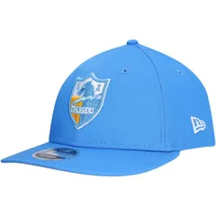 ニューエラ メンズ アクセサリー 帽子 Mens New Era Powder Blue Los Angeles Chargers Main Low Profile 9FIFTY Snapback Hat Powder Blue ブルー