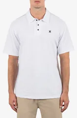 ハーレー メンズ トップス ポロシャツ Hurley Icon Slub Polo White ホワイトのサムネイル