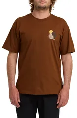 ビラボン メンズ トップス Tシャツ グラフィック Billabong Canyons Regular Graphic TShirt Rust ラスト