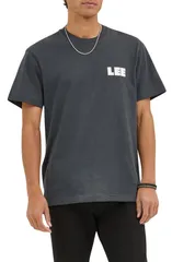 リー メンズ トップス Tシャツ グラフィック Lee Workwear Graphic TShirt Washed Black ブラック