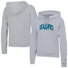 【送料無料】 チャンピオン レディース パーカー・スウェット アウター Womens Champion Heather Gray Seattle Seahawks Powerblend Hoodie Heather Gray
