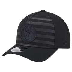 뉴엘라 맨즈 액세서리 모자 Mens New Era Black Dallas Mavericks Game Day Flag AFrame 9FORTY Adjustable Hat B