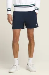 ウィルソン メンズ ボトムス ハーフパンツ・ショーツ ショートパンツ WILSON Tennis Waterepellent Volley Shorts Classic Navy ネイビーのサムネイル