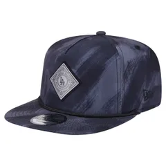 ニューエラ メンズ アクセサリー 帽子 プリント Mens New Era Navy Los Angeles Dodgers Printed Golfer Snapback Hat Navy ネイビー