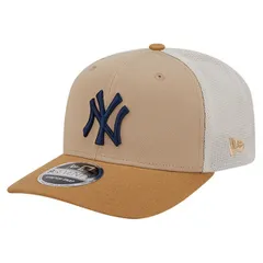 【送料無料】 ニューエラ メンズ 帽子 アクセサリー Mens New Era Stone New York Yankees 9SEVENTY Trucker Adjustable Hat Stone