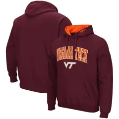 コロシアム メンズ アウター パーカー・スウェット ロゴ Mens Colosseumaroon Virginia Techokies Arch Logo 30 Pullover Hoodie Maroon マルーン