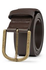 [무료 배송] 트래비스 마휴 남성 벨트 액세서리 Jinx 20 Leather Belt Dark Brown