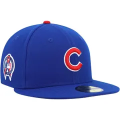 ニューエラ メンズ アクセサリー 帽子 Mens New Era Royal Chicago Cubs 911 Memorial Side Patch 59FIFTY Fitted Hat Royal