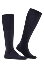 ファルケ メンズ アンダーウェア 靴下 Falke Airport Knee High Socks Dark Navy ネイビー