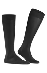 ファルケ メンズ アンダーウェア 靴下 Falke Tiago Knee High Socks Black ブラック