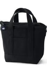 ランズエンド レディース バッグ Lands End Zip Top Canvas Tote Bag Black ブラックのサムネイル