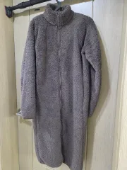 ロング丈 ボアジップアップコート フリーサイズ