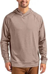カッターアンドバック メンズ アウター パーカー・スウェット Cutter Buck Adapt Heather Hooded Pullover Mushroom Heather ヘザーのサムネイル