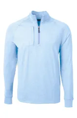 カッターアンドバック メンズ アウター パーカー・スウェット ハーフジップ Cutter Buck Adapt Heather Quarter Zipullover Atlas Heather ヘザーのサムネイル