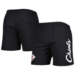 ミッチェルネス メンズ ボトムス ハーフパンツ・ショーツ ナイロン ショートパンツ Mens Mitchell Ness Blackansas City Chiefs Team Essentialsのサムネイル