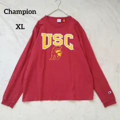 Champion　チャンピオン　スウェット　ロングスリーブTシャツ　T1011　レッド　XL