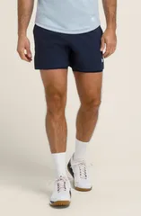 ウィルソン メンズ ボトムス ハーフパンツ・ショーツ ショートパンツ WILSON Set Point 5 Lined Shorts Classic Navy ネイビーのサムネイル