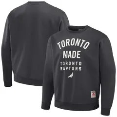 ステイプル メンズ アウター パーカー・スウェット プラスサイズ シャツ Mens NBA x Staple Anthracite Toronto Raptors Plush Pullover Sweのサムネイル