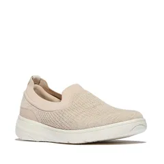 フィットフロップ レディース シューズ スリッポン・ローファー ニット FitFlop SuperQ Knit SlipOnstone BeigePlatino ストーンのサムネイル