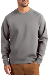 カッターアンドバック メンズ アウター パーカー・スウェット クルーネック Cutter Buck Roam Crewneck Pullover Elemental Grey グレーのサムネイル