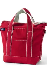ランズエンド レディース バッグ Lands End Zip Top Canvas Tote Bag Heritage Red レッドのサムネイル