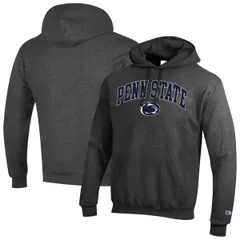 チャンピオン メンズ アウター パーカー・スウェット ロゴ フリース MensChampion Charcoal Penn State Nittany Lions Arched Logo Fleece