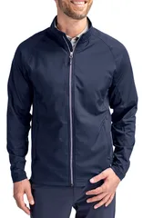 カッターアンドバック メンズ アウター パーカー・スウェット ジャケット Cutter Buck Adapt Hybrid Full Zip Jacket Navy Blue ネイビーのサムネイル