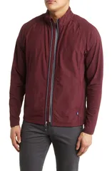 カッターアンドバック メンズ アウター パーカー・スウェット ジャケット Cutter Buck Adapt Hybrid Full Zip Jacket Bordeauxのサムネイル