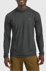 アウトドアリサーチ メンズ トップス シャツ ポリエステル パーカー Outdooresearch Echo Recycled Polyester Hoodie Stormのサムネイル