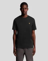 ライルアンドスコット メンズ トップス Tシャツ クルーネック Lyle Scott Core Short Sleeve Crew Neck Tshirt Jet Black ブラック