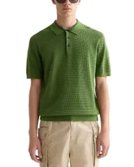 スコッチアンドソーダ メンズ トップス ポロシャツ Scotch Soda Structured Polo Shirt Garden Green グリーンのサムネイル