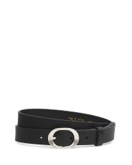 [무료 배송] 라구안 본 여성 벨트 액세서리 Womens Vera Slim Leather Belt Black