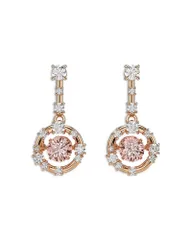 スワロフスキー レディース アクセサリー ピアス・イヤリング Swarovski Constella Dancing Stone Drop Earrings Rose Gold ゴールド