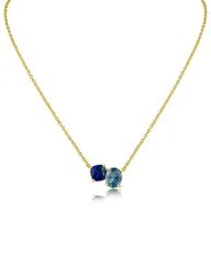 ケネスジェイレーン レディース アクセサリー ネックレス・チョーカー・ペンダントトップ レース Kenneth Jay Lane Tonal Blue Oval Cubic Zirconia Pendのサムネイル