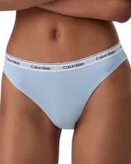 カルバンクライン レディース アンダーウェア パンツ ロゴ Calvin Klein Modern Logo Bikini Sterling Blue ブルー